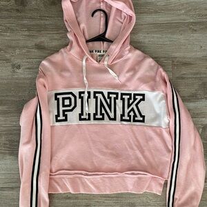 PINK Victoria's Secret Women's Pink Hoodie Sweater